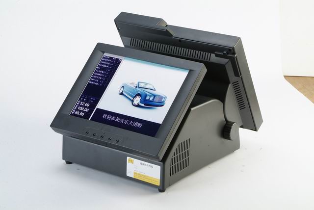 12.1英寸觸控雙屏POS