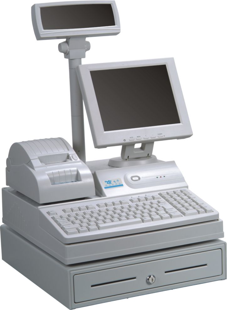 DR-4042白色液晶POS收銀機(jī)