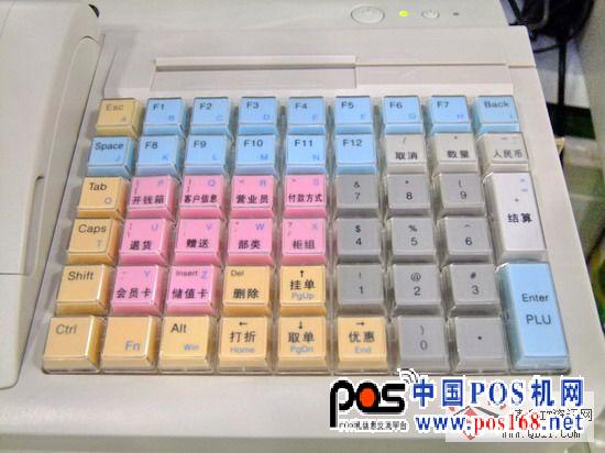 彩色中文顯示標注的鍵盤